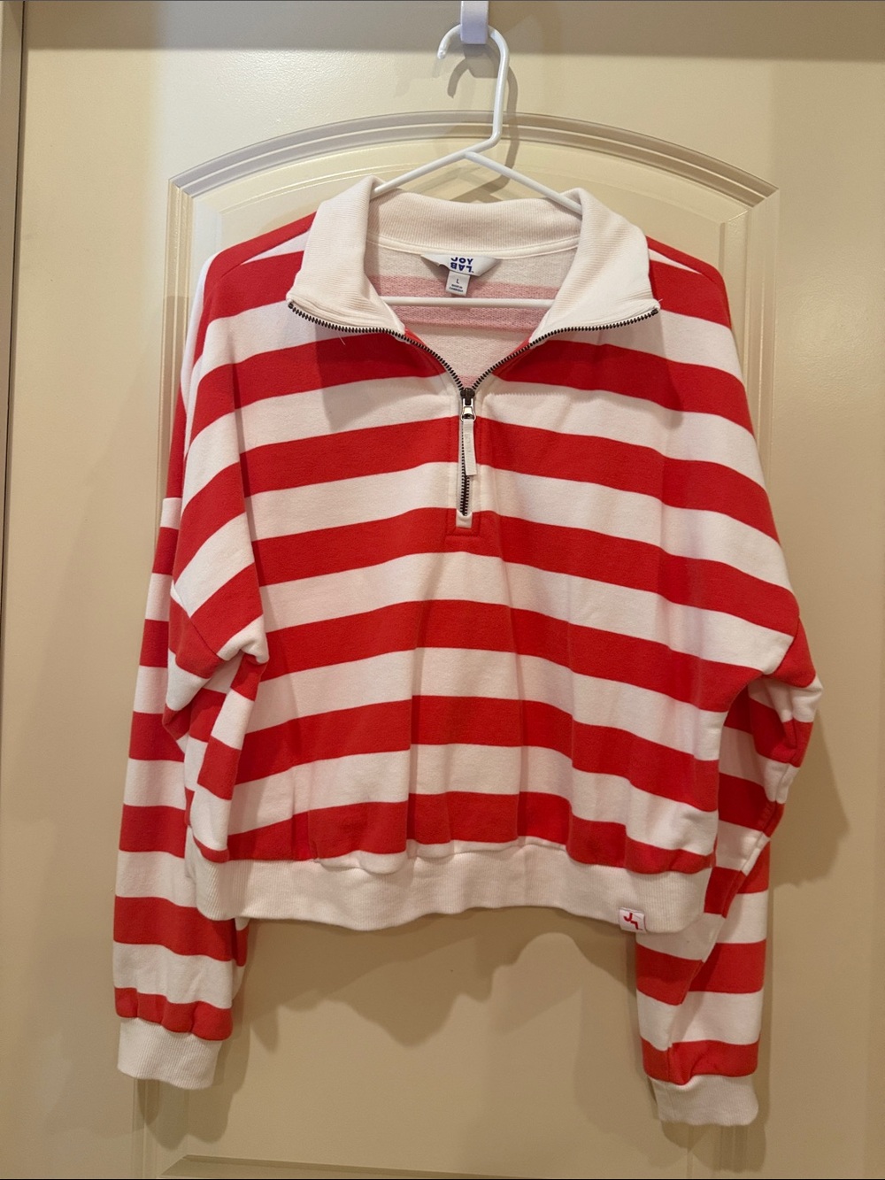 White Drawstring Athletic Shorts with Red Piping -- super soft Lg Top M - bottom - Picture 4 of 6